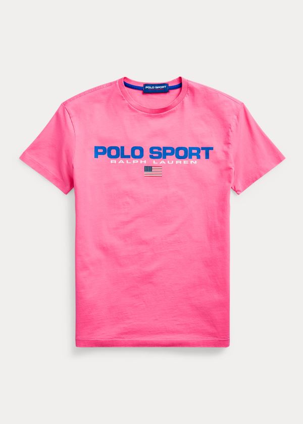 Playeras Polo Ralph Lauren Hombre Rosas - Classic Fit Polo Sport - RXSJQ4682